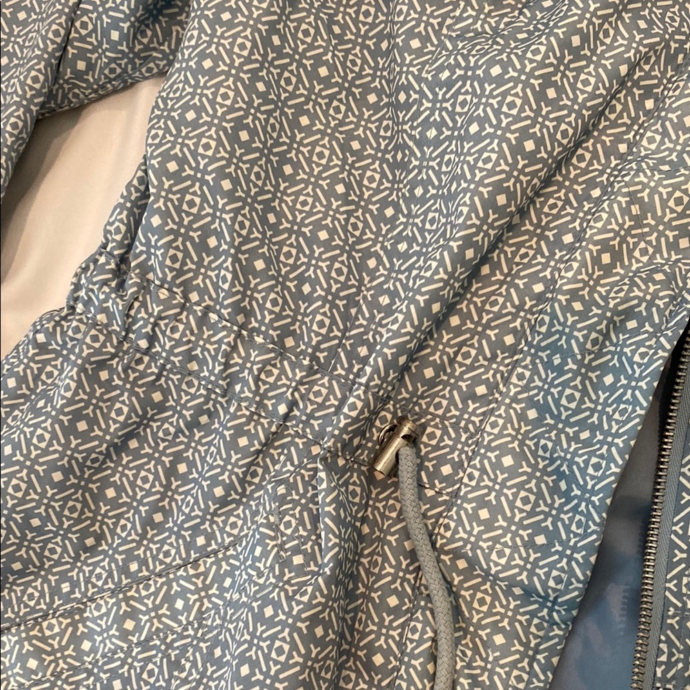 Blue Patterned Rain Jacket - Picture 4 of 5